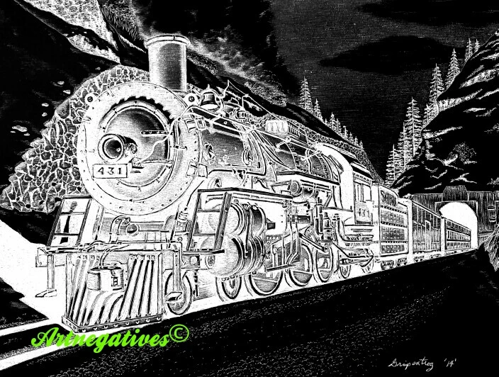 Steam Locomotive rendering of Steam Locomotive